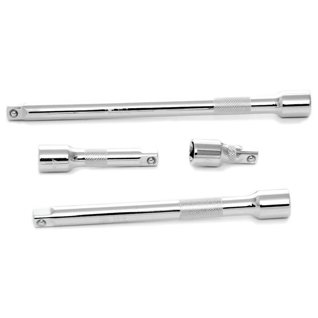 W38152 – PERFORM TOOL Socket Extension, 3/8 Inch Drive 1-3/4 Inch/ 3 Inch/ 6 Inch/ 8 Inch Length Polished Nickel Chro...